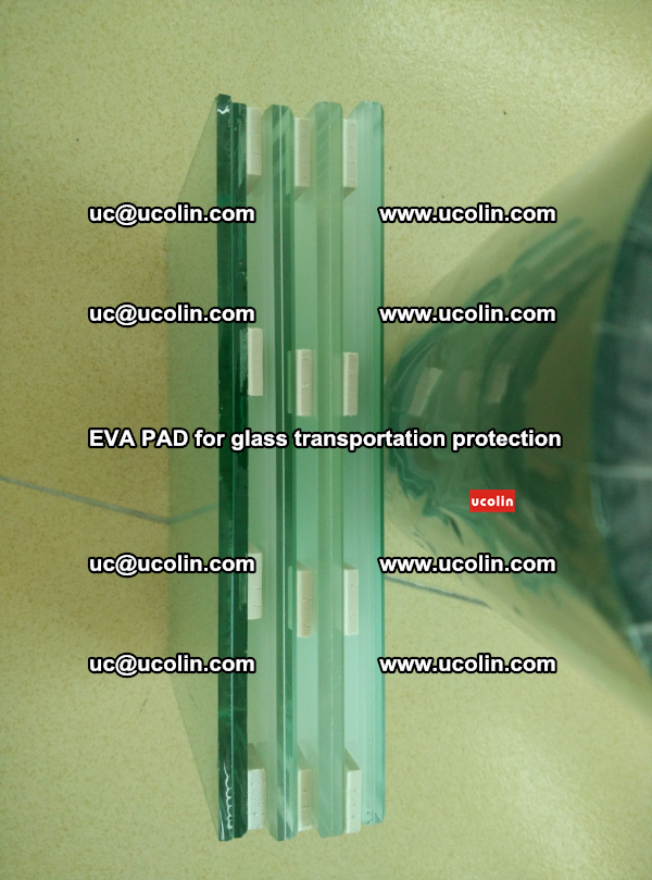 EVA CORK PAD for laminated safety glass transportation protection (62)
