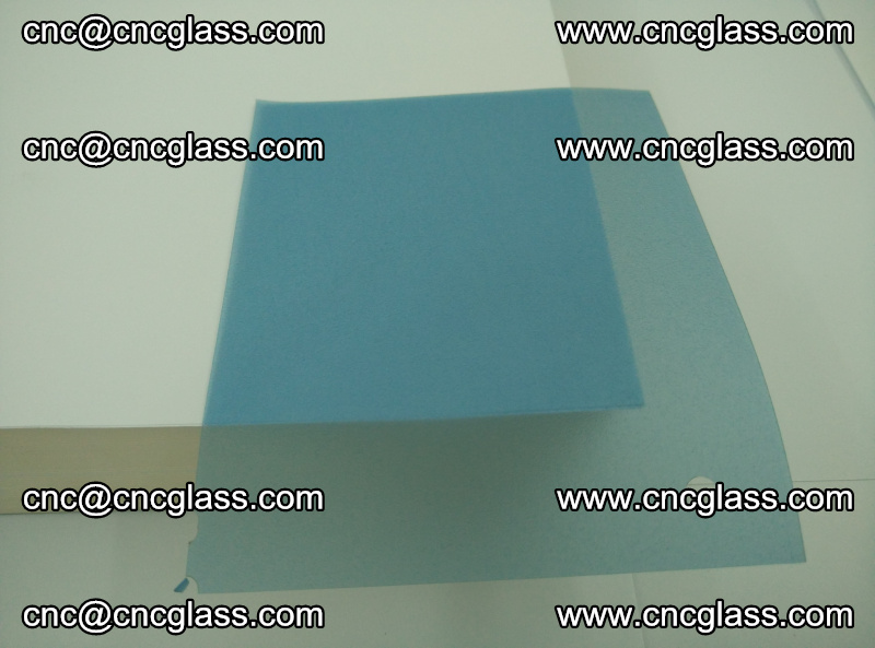 EVA glass interlayer film for safety glazing royal blue (transparent) (11)