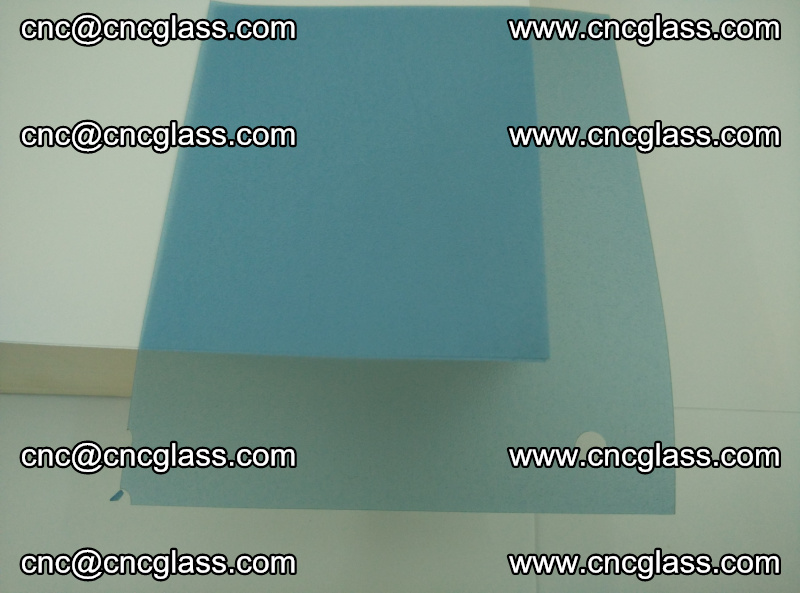 EVA glass interlayer film for safety glazing royal blue (transparent) (18)