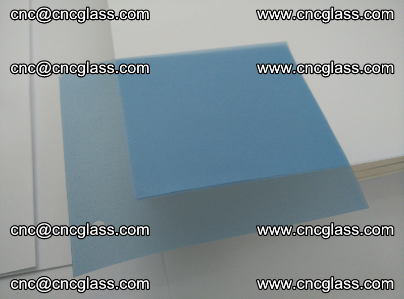 EVA glass interlayer film for safety glazing royal blue (transparent) (2)